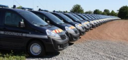 3 DURISOTTI Presentation Ministère de l'Interieur Parc Durisotti véhicules de Gendarmerie prêts pour le service.JPG